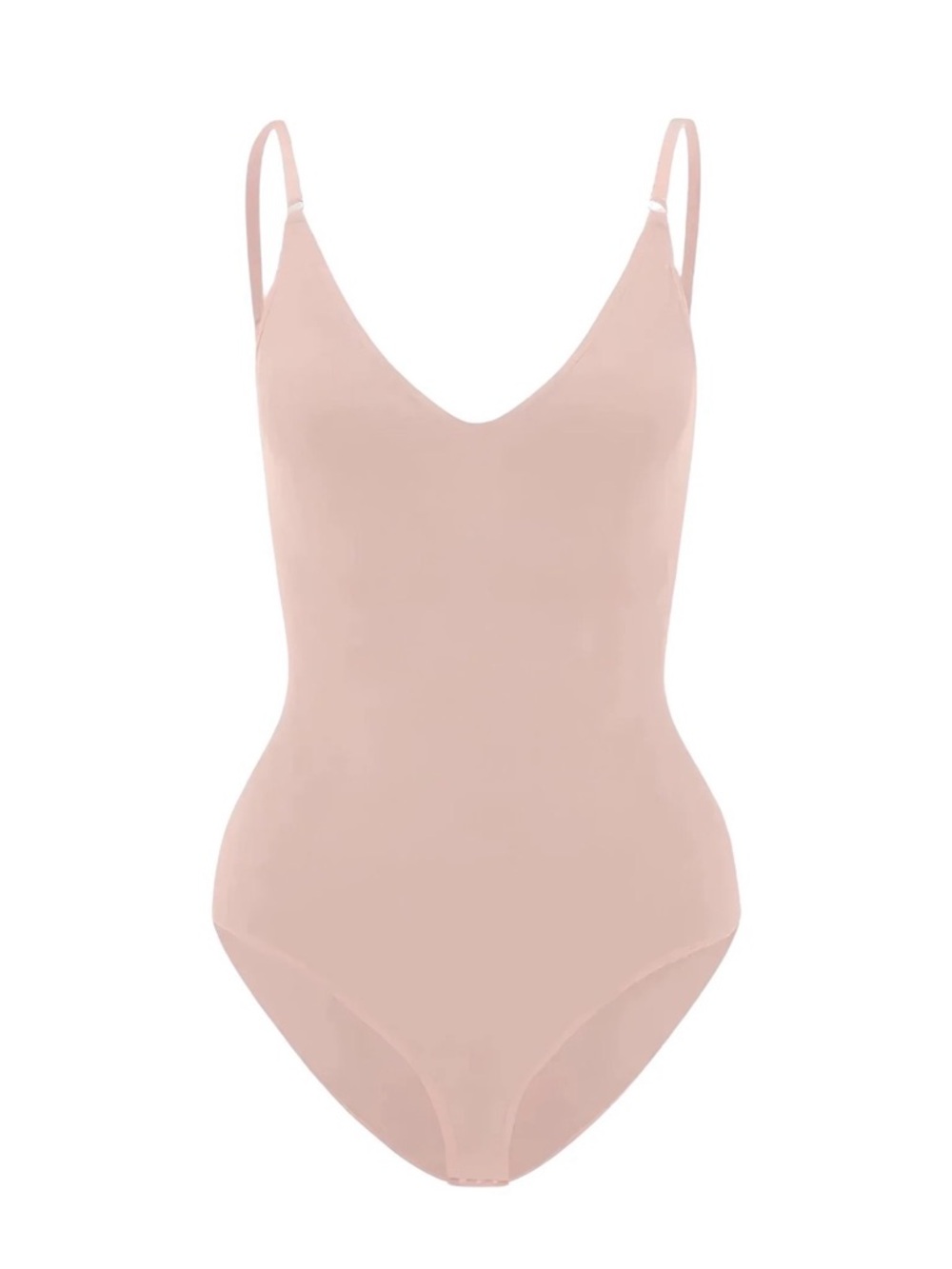 HeyShape Snatched Shapewear Nude Sleeveless Bodysuit in Large